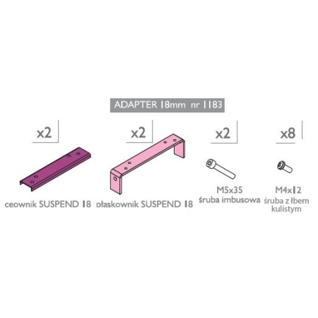 Adapter Suspend 18mm